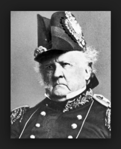 General Winfield Scott in 1859  - "Old Fuss and Feathers" 