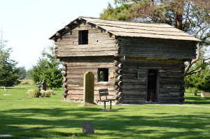 Block House built on Ebey's Landing after the massacre 